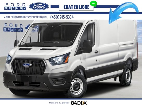 Ford Transit fourgon utilitaire T-250 PA toit moyen 148 po PNBV de 9 070 lb 2025 Blanc Oxford