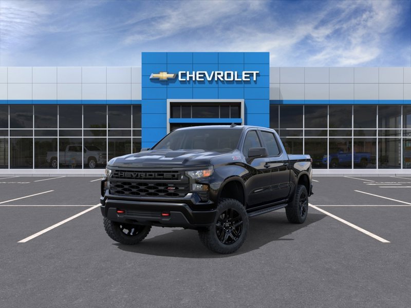 CHEVROLET Silverado 1500 Custom Trail Boss cabine multiplace 4RM 147 po 2026 Noir Ottawa & Gatineau - photo #7