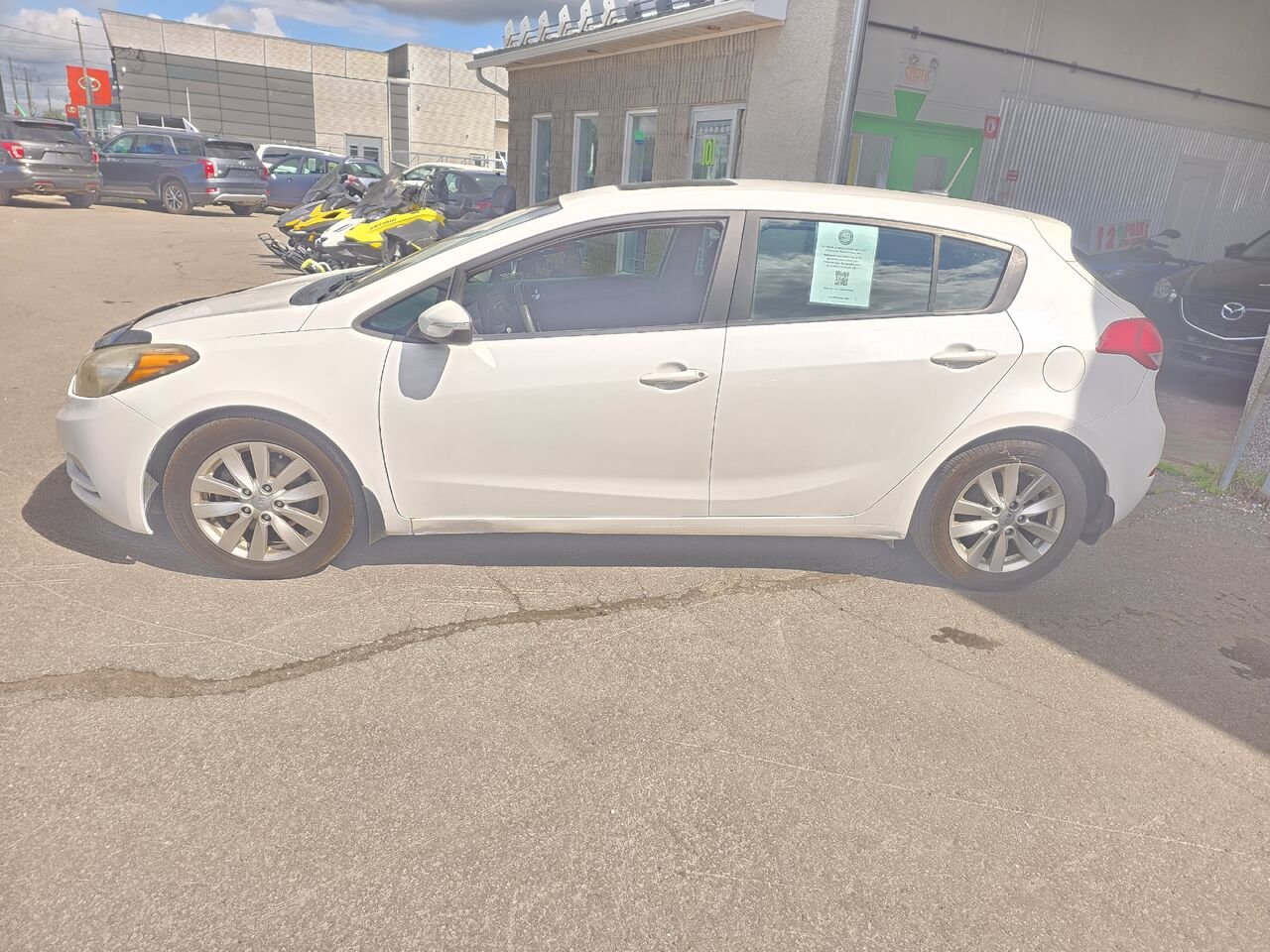 2015 Kia 5 portes Forte White  - photo #1