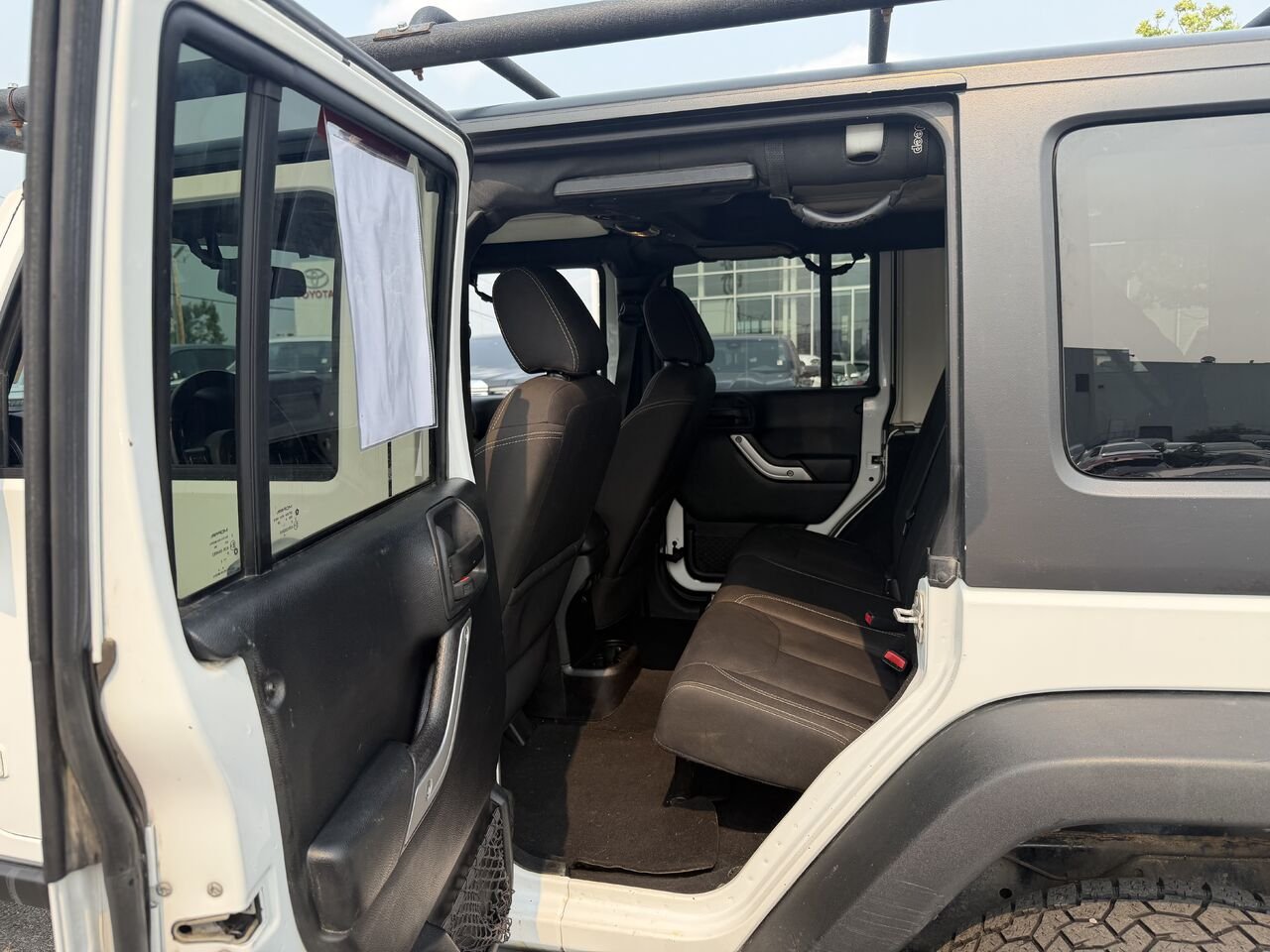 2016 JEEP WRANGLER UNLIMTED RUBICON Modèle Rubicon 4 portes traction intégrale White Gatineau - photo #8