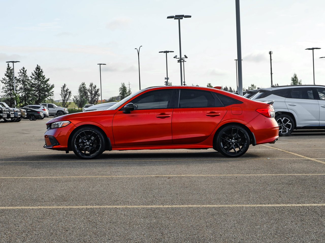 2023 Honda Civic Si Manual Orange Sherwood Park - photo #4