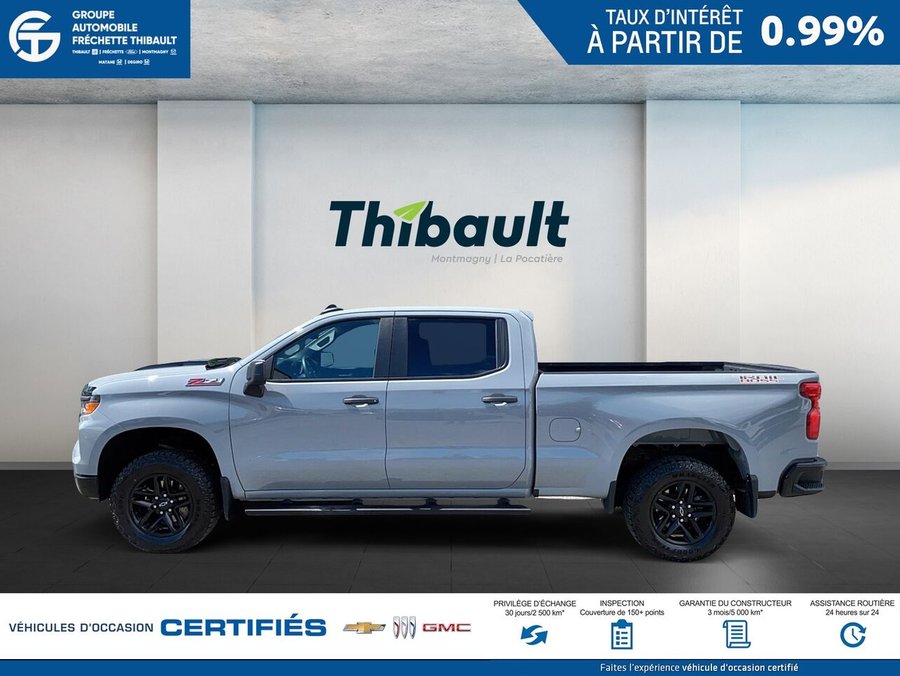 CHEVROLET SILVERADO Custom Trail Boss cabine multiplace 4RM 157 po 2025 Gris