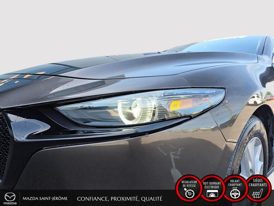 Mazda Mazda3 Sport GT | TOIT OUVRANT | CUIR | AUTOMATIQUE 2020 Gris