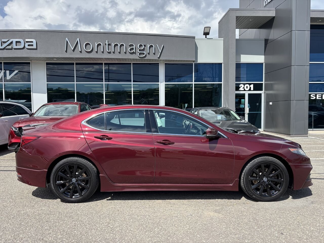 2015 ACURA TLX TECH V6 Tech berline 4 portes SH-AWD Red Montmagny - photo #3