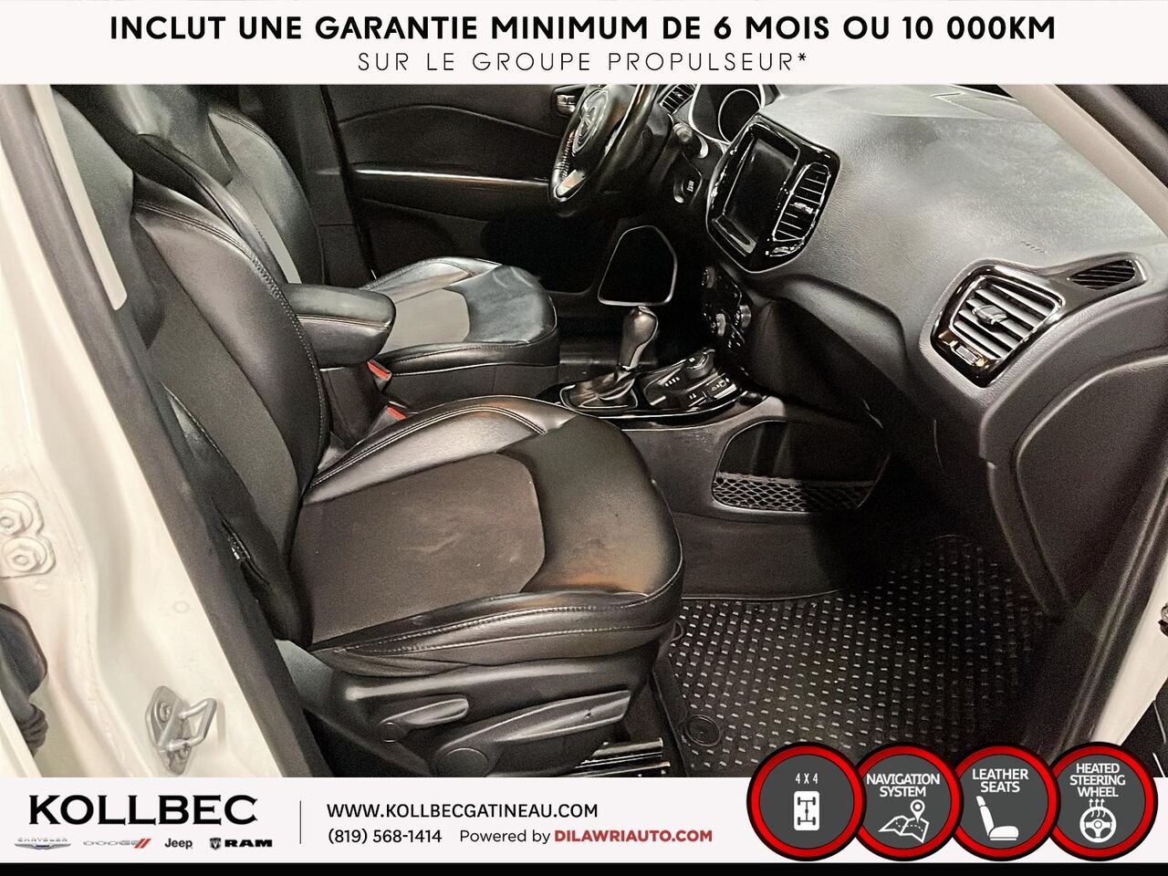 Jeep Compass NORTH AWD 2020 Blanc Ottawa & Gatineau - photo #18
