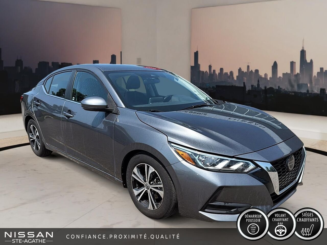2020 Nissan Sentra Grey Ste-Agathe des Monts - photo #2