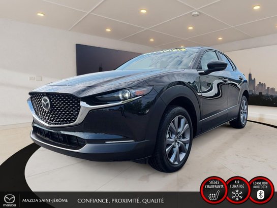 2026 Mazda CX-30 GT | TOIT OUVRANT | CUIR | AWD | Black