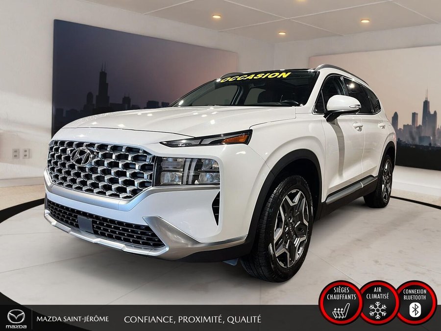Hyundai Santa Fe Hybrid Preferred Trend hybride | TOIT PANORAMIQUE | CUIR | AWD 2022 Blanc