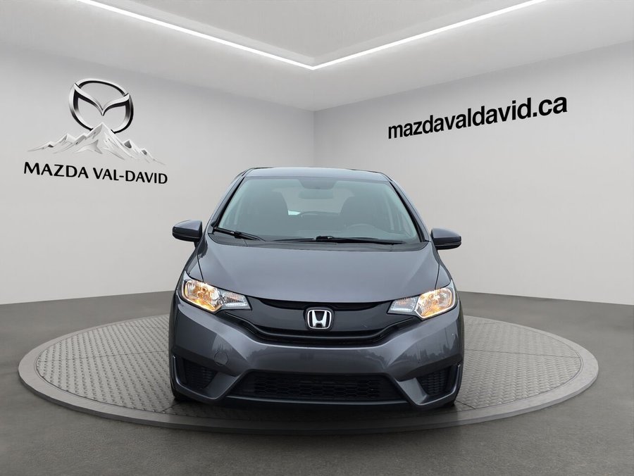 2016 Honda Fit LX à hayon 5 portes CVT, caméra de recul, sièges chauffant, commande audio au volant Grey