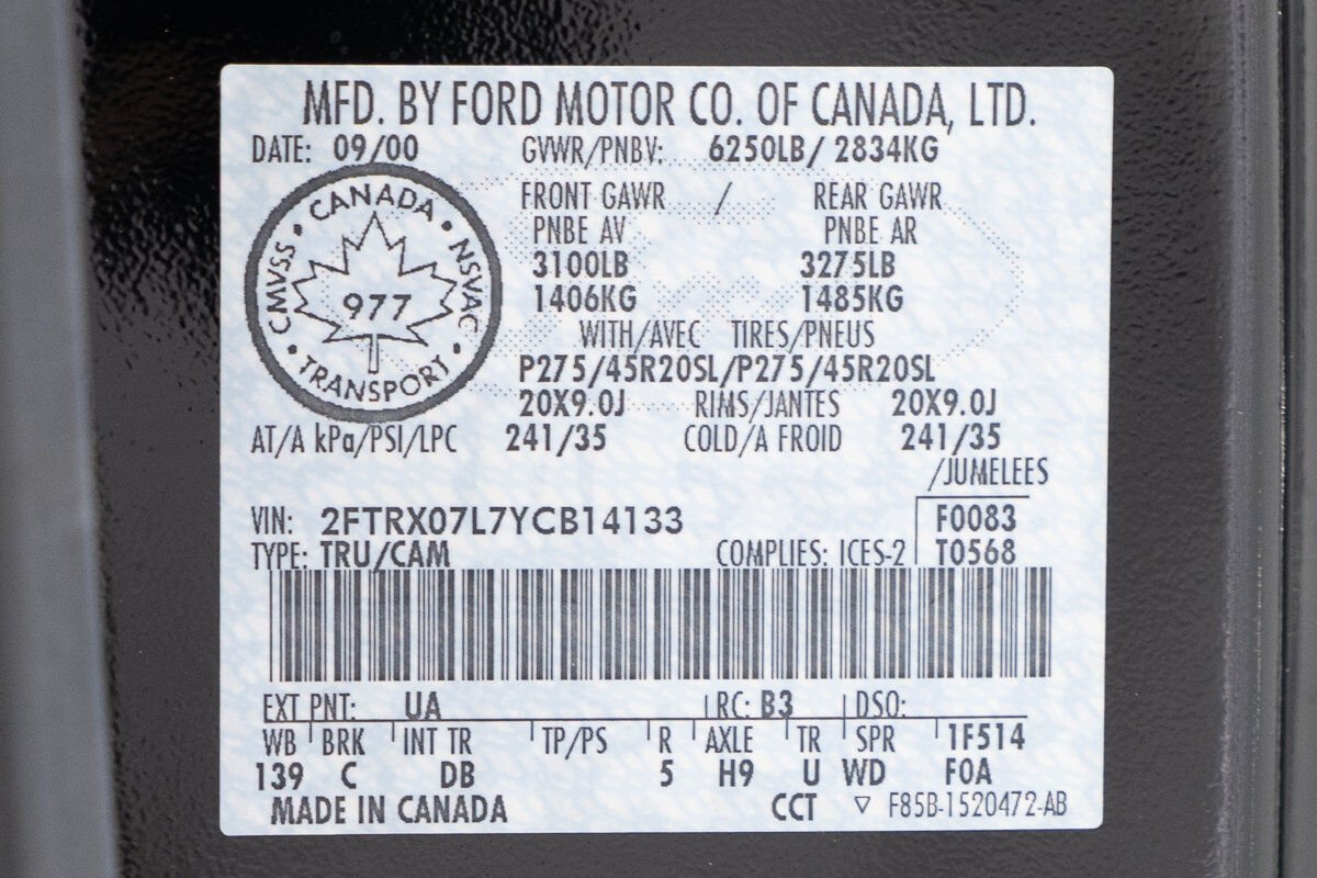 2000 Ford F-150 Harley Davidson Edition In Delivery Packaging Black Montreal - photo #21