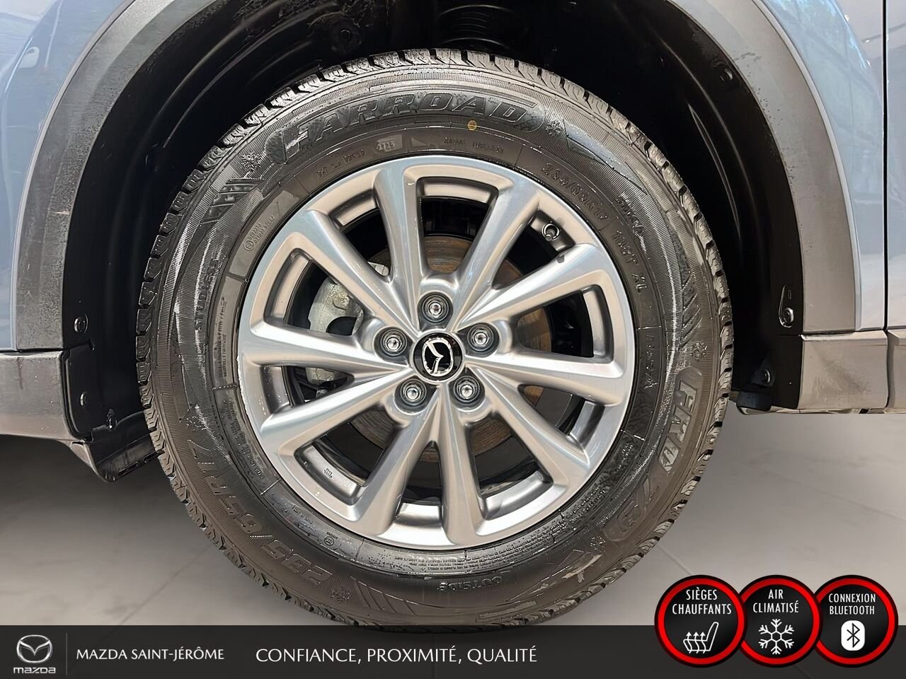 2025 Mazda CX-5 GS | AWD | SIMILICUIR SPORT | VOLANT CHAUFFANT | HAYON ÉLECTRIQUE Grey Saint-Jérôme - photo #11