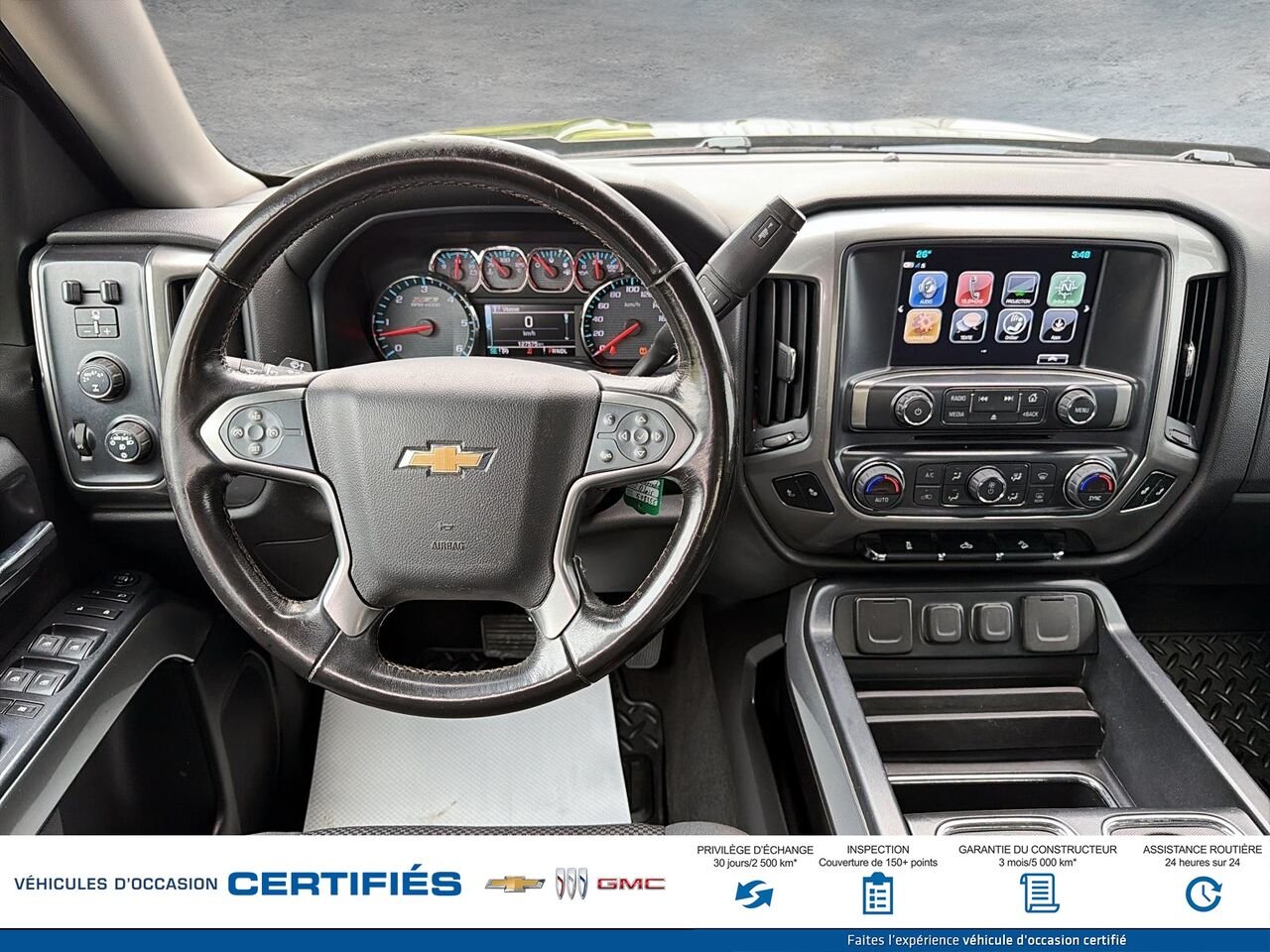 CHEVROLET SILVERADO LT cabine multiplace 153 po 4RM avec 2LT 2018 Noir Montmagny - photo #7