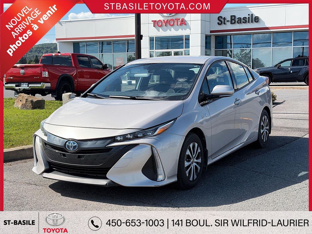 Silver 2020 Toyota Prius Prime Hatchback Front-Wheel Drive Automatic