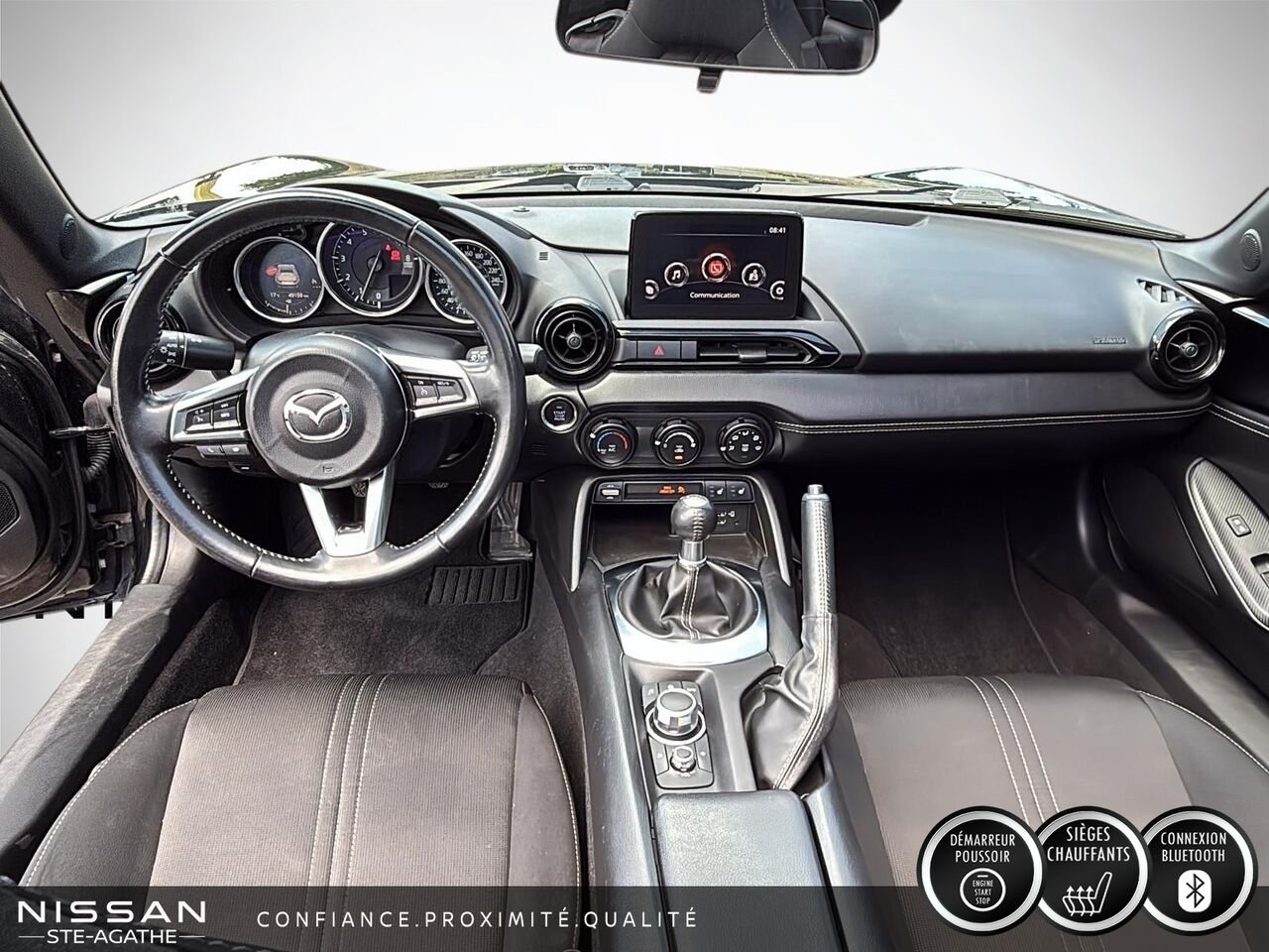 Mazda MX-5 RF GS-P | TOIT RIGIDE ESCAMOTABLE | MANUELLE 6 VITESSES | PROPULSION 2022 Noir Saint-Jérôme - photo #10