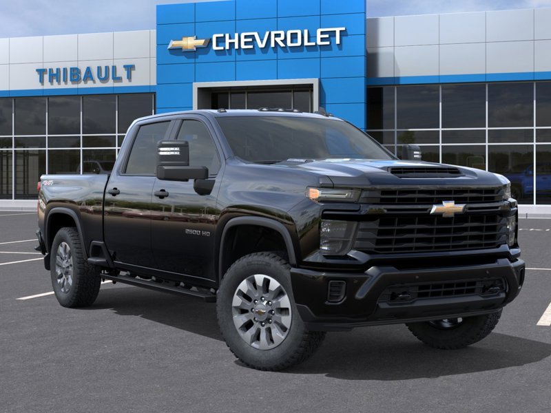 CHEVROLET Silverado 2500HD Custom cabine multiplace 4RM 159 po 2026 NOIR Sherbrooke - photo #6