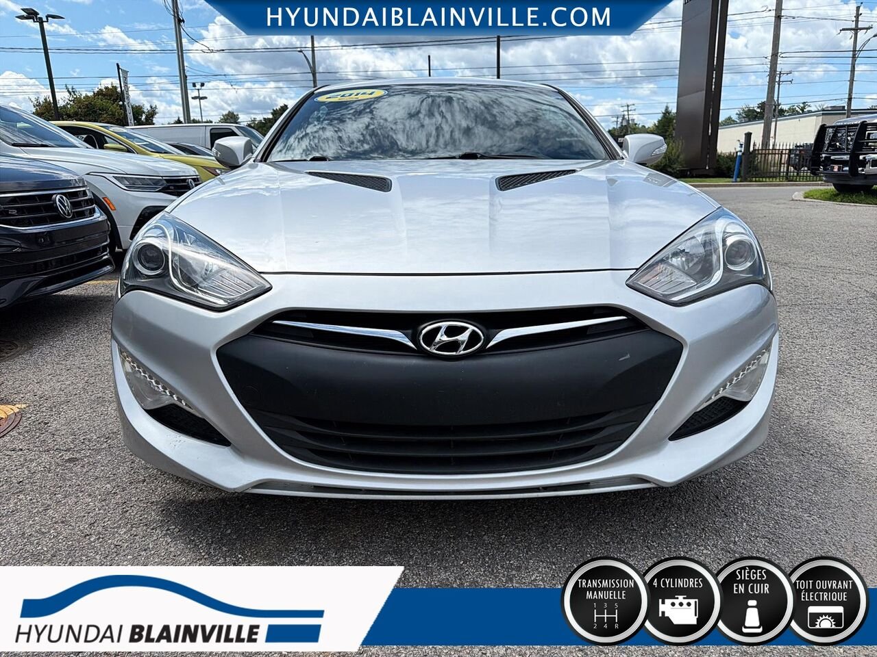 Hyundai Coupé Genesis 2014 Argent Blainville - photo #1
