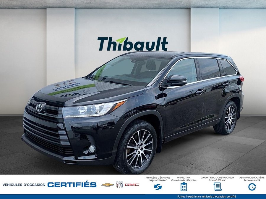 TOYOTA HIGHLANDER SE/XLE Traction intégrale 4 portes XLE 2017 Noir
