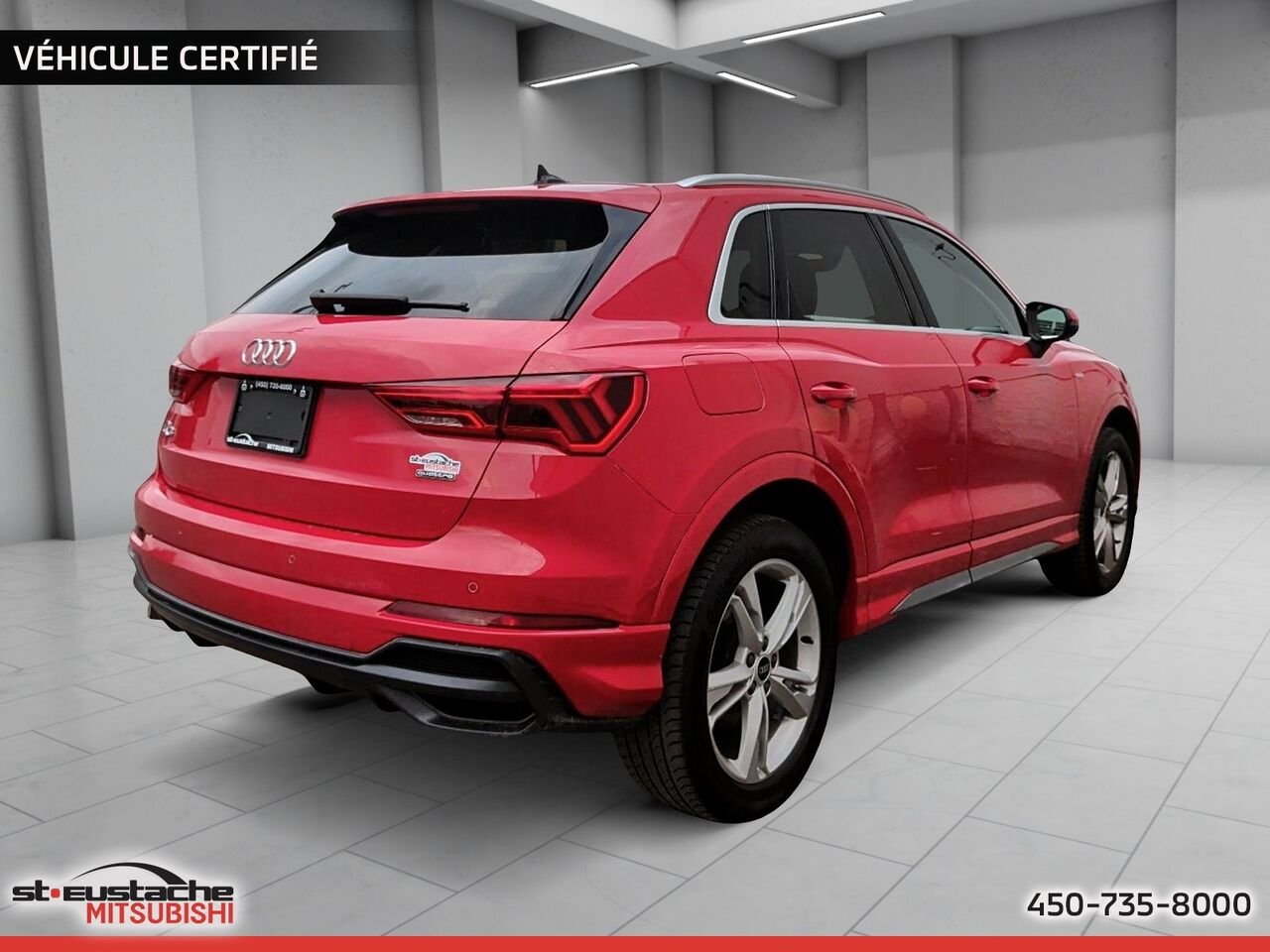 2021 Audi Q3 Red Saint-Eustache - photo #4