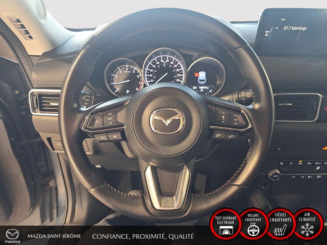 2021 Mazda CX-5 Édition Kuro | CUIR | TOIT OUVRANT | AWD | Grey Saint-Jérôme - photo #13