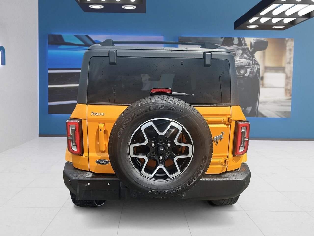 Ford Bronco 2022 Orange Rouyn-Noranda - photo #2