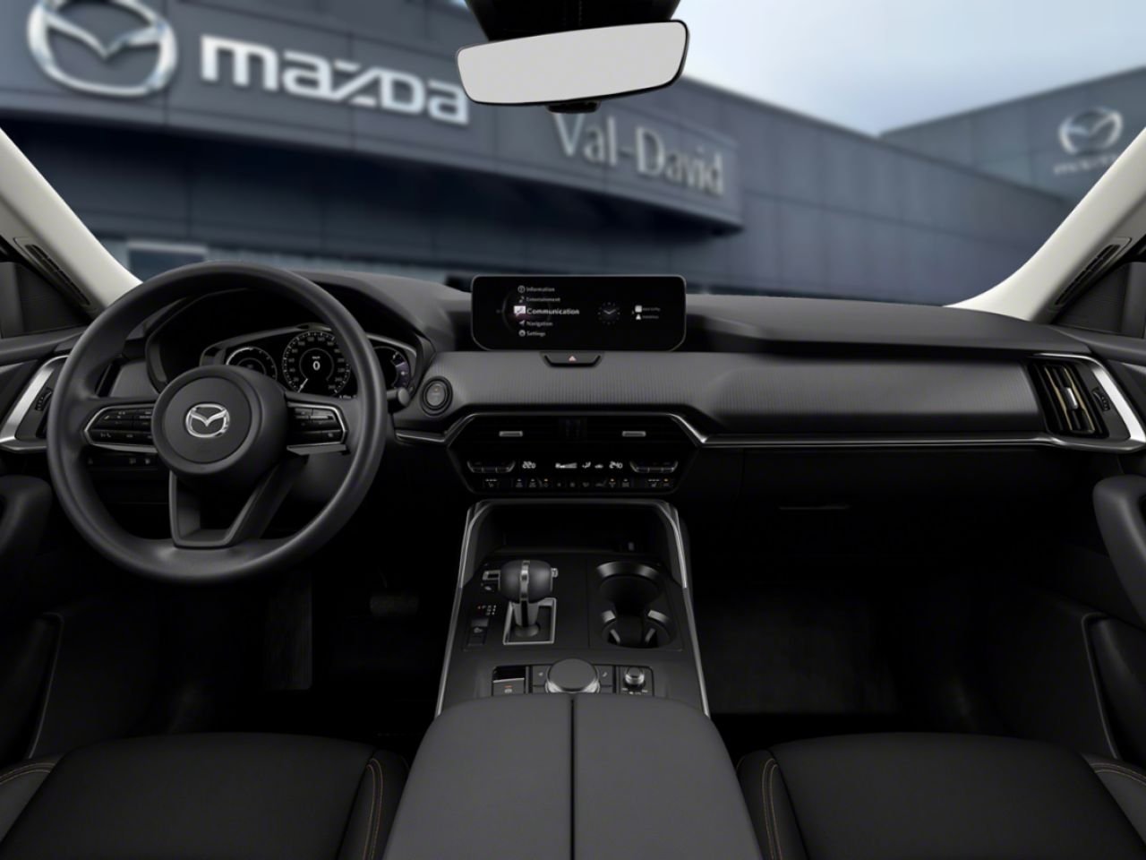 Mazda CX-90 hybride rechargeable GS TI, HYBRIDE RECHARGEABLE 2026 Noir de jais mica Val-David - photo #2