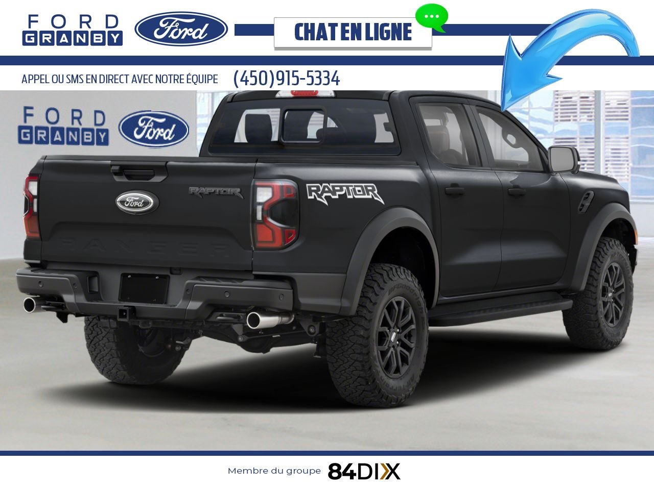 Ford Ranger 2025 Noir ombre Granby - photo #2