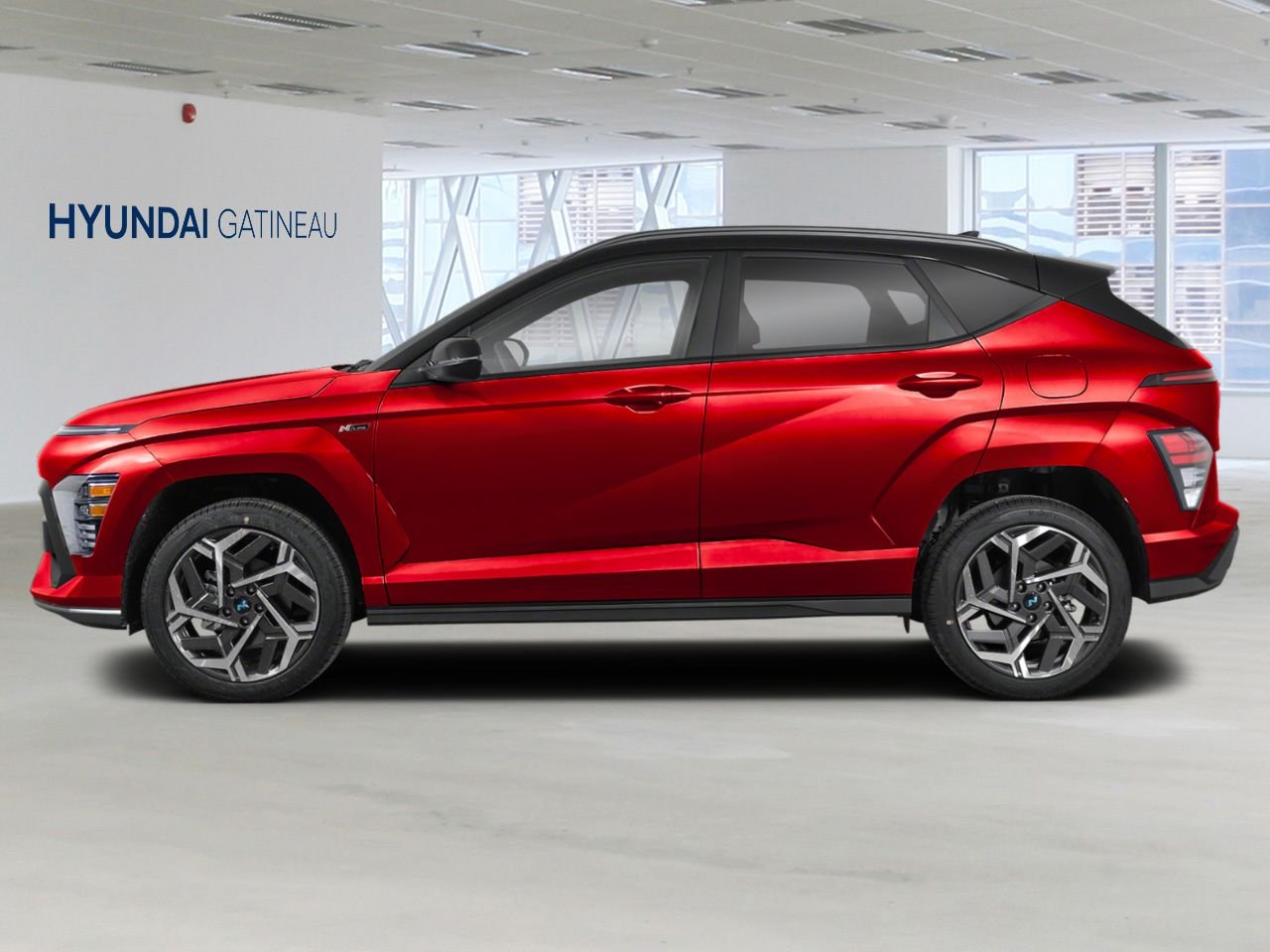 Hyundai Kona 1.6T N Line Ultimate TI avec toit deux tons 2026 Rouge ultime avec toit Noir abyssal Ottawa & Gatineau - photo #1