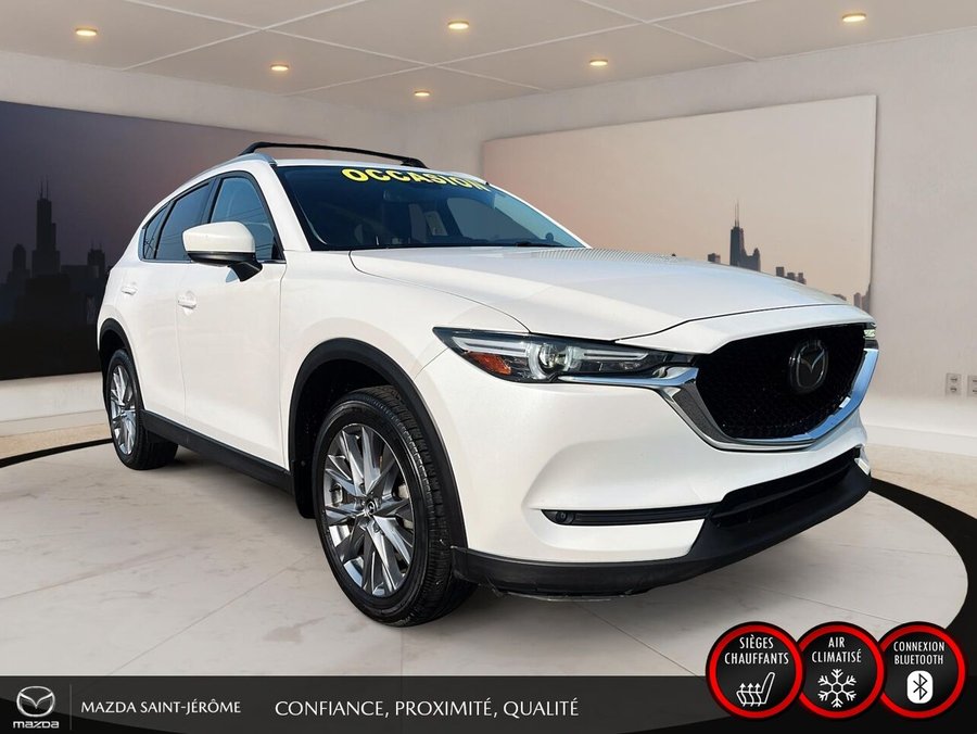Mazda CX-5 GT | TOIT OUVRANT | CUIR | NAVIGATION | AWD | 2021 Blanc