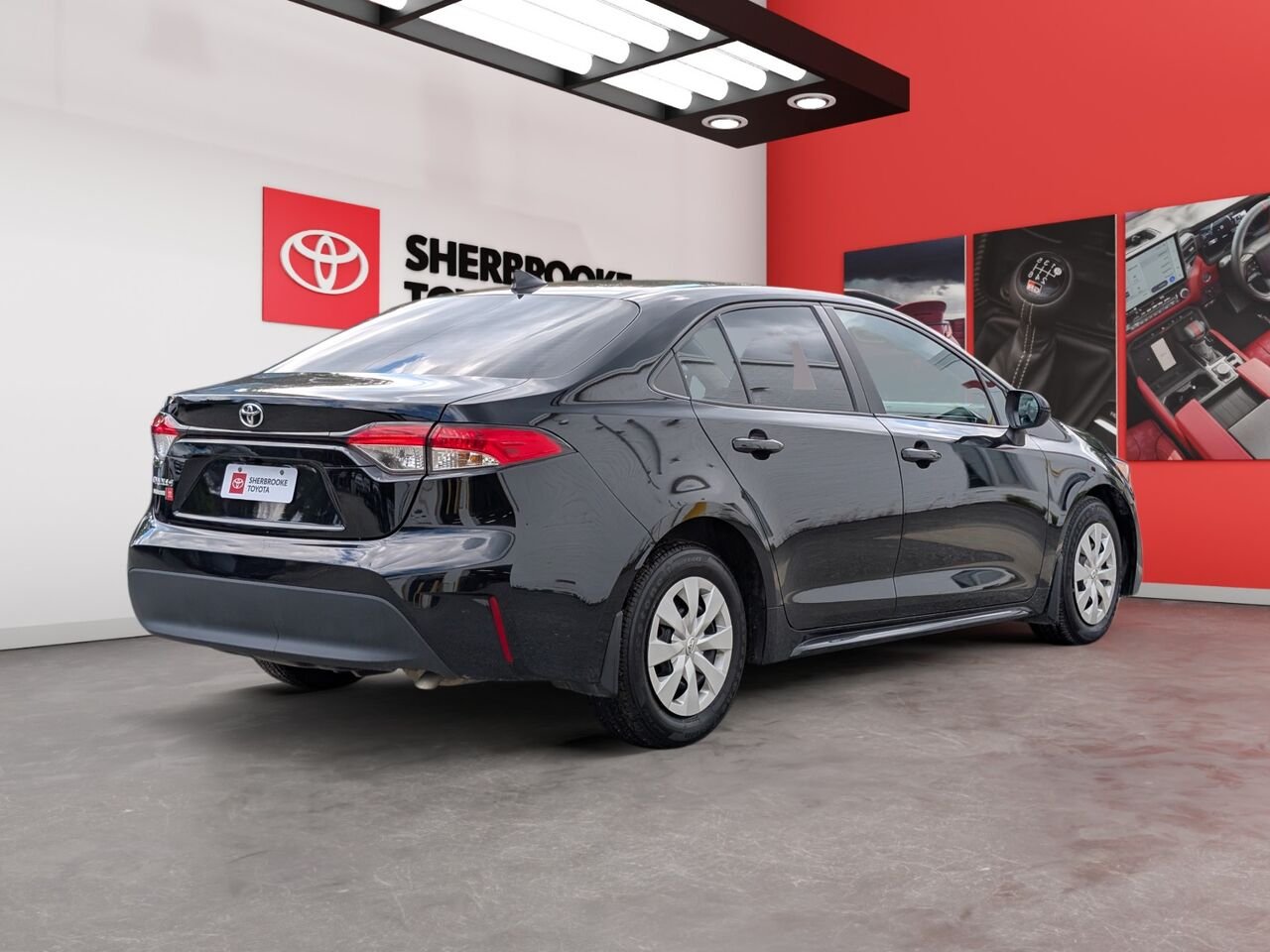 Toyota Corolla L/AC/CAMÉRA DE RECUL/COMMANDES AUDIO AU VOLANT/BLUETOOTH 2024 Noir minuit métallisé Sherbrooke - photo #3