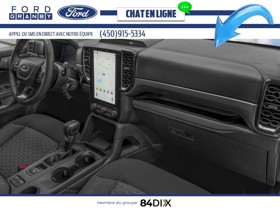 Ford Ranger XLT cabine SuperCrew 4RM caisse de 5 pi 2025 Blanc Oxford
