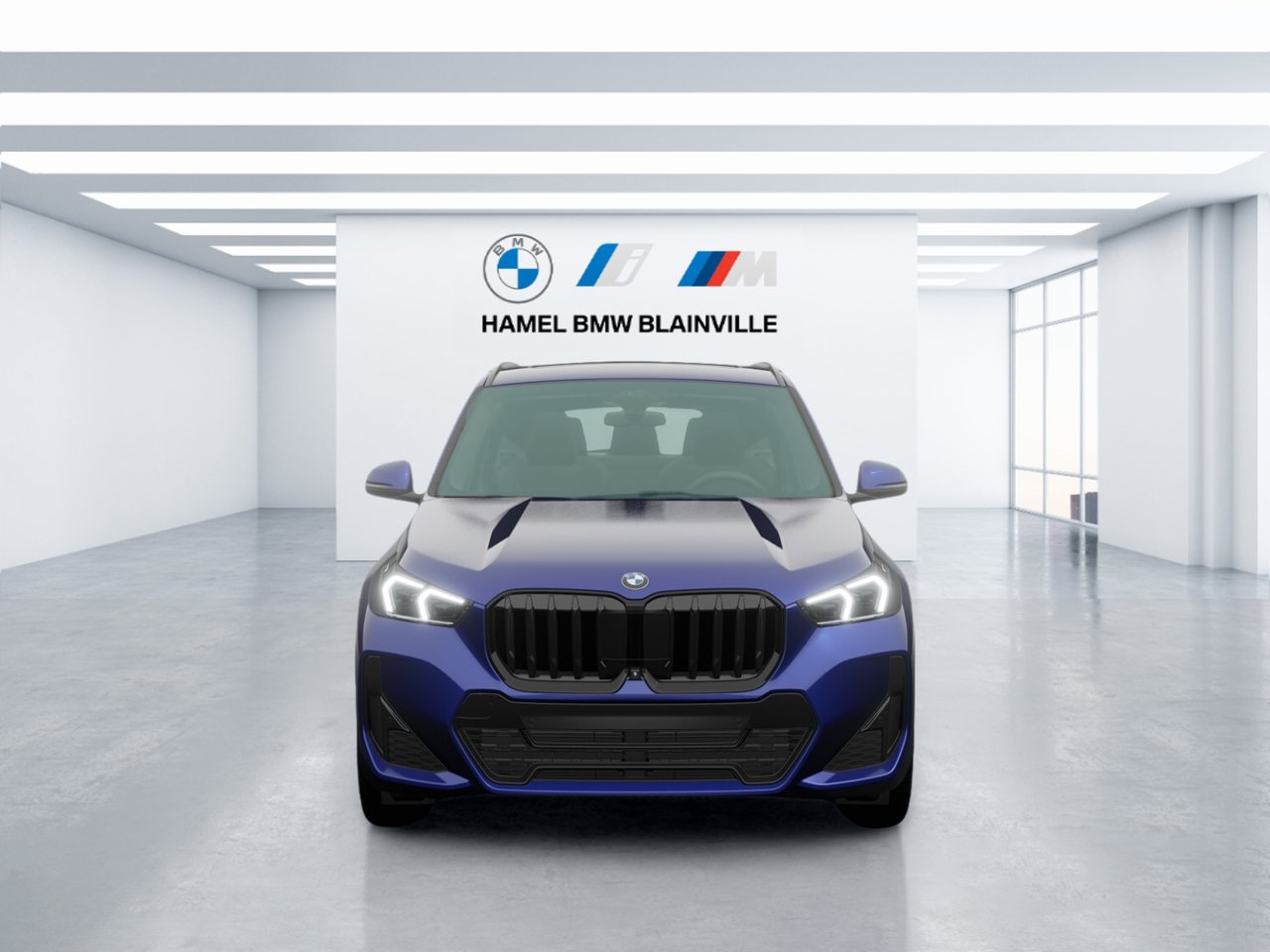2026 BMW X1 xDrive28i Frozen Portimao Blue Metallic Blainville - photo #2