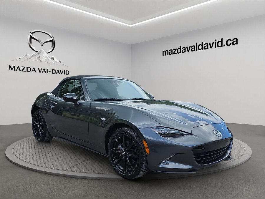 Mazda MX-5 GS BA, navigation, caméra de recul, détecteur d'angles morts 2020 Gris