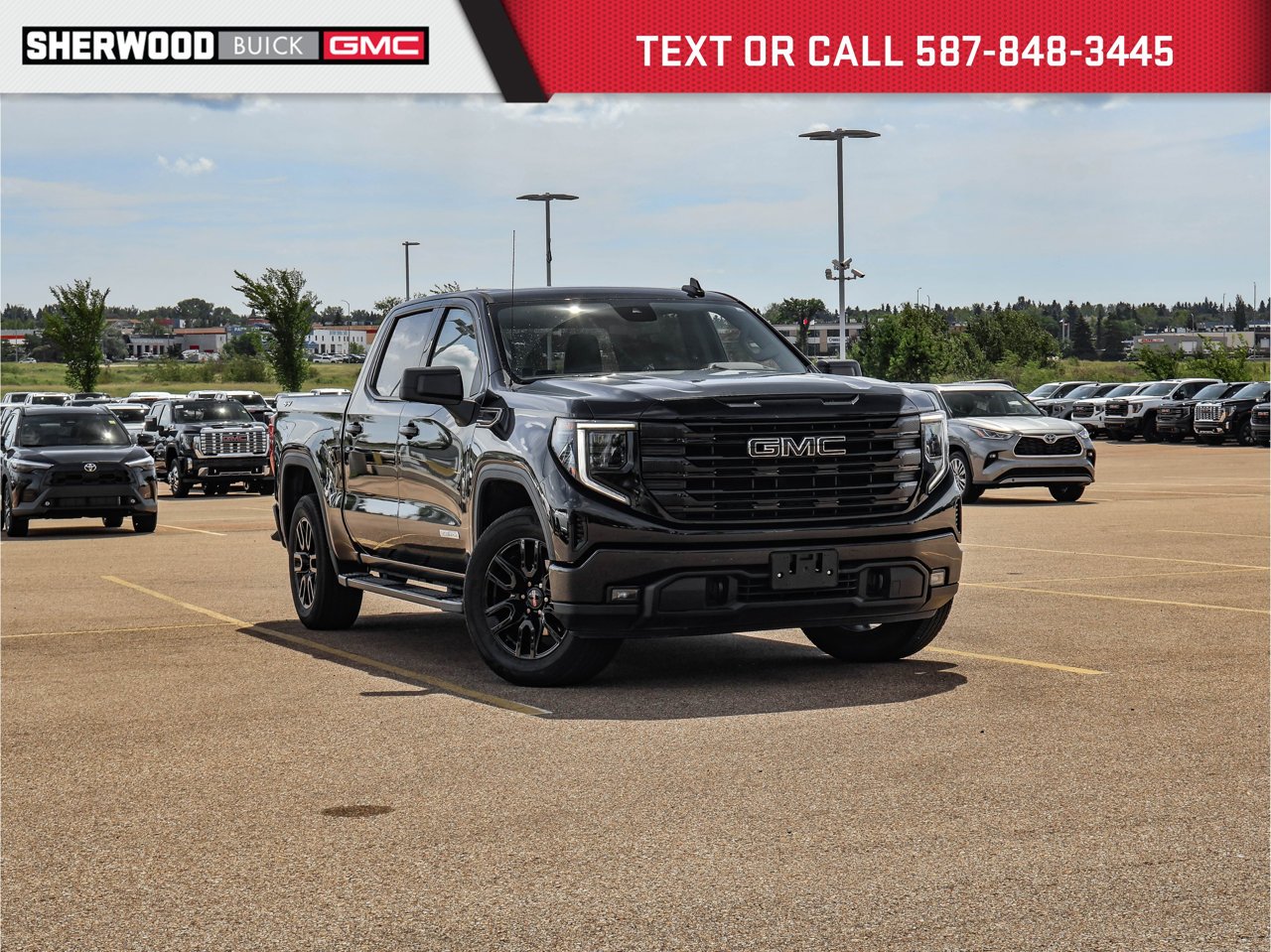 2024 GMC Sierra 1500 4WD Crew Cab 147 Elevation Black Sherwood Park - photo #0