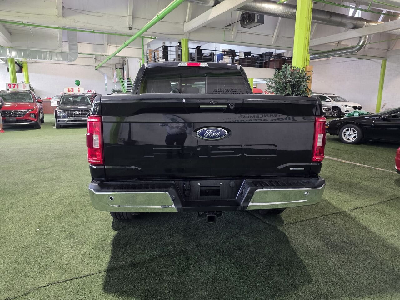 2021 Ford F-150 Black  - photo #4