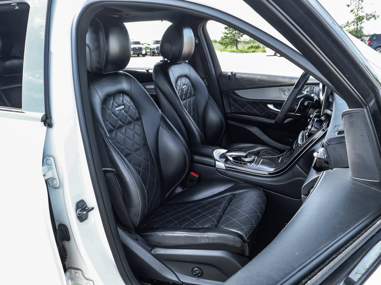 2019 Mercedes-Benz GLC AMG GLC 63 S 4MATIC+ SUV designo Diamond White Sherwood Park - photo #14