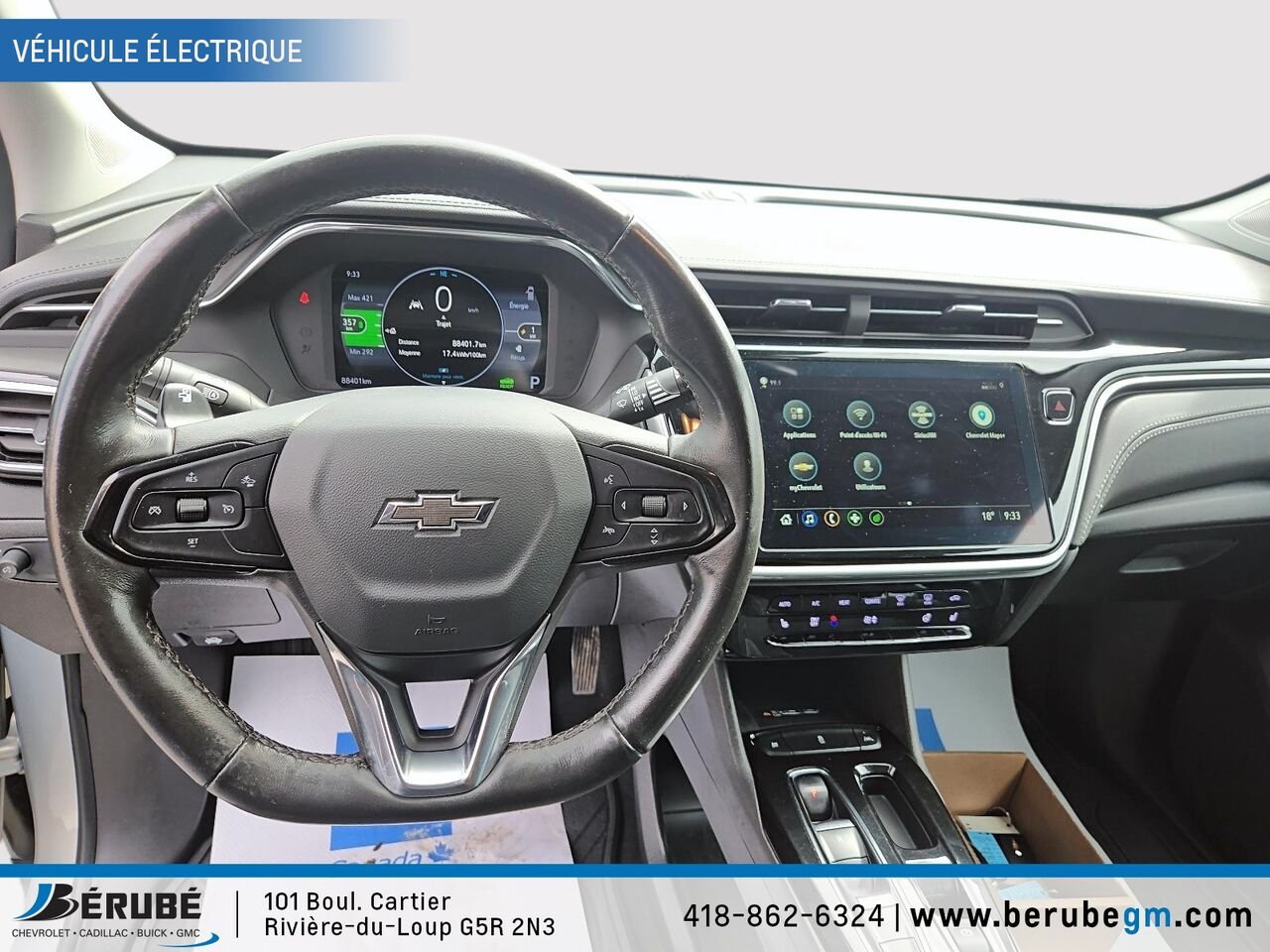 CHEVROLET BOLT EUV 2 LT Standard 2023 Gris Rivière-du-Loup - photo #8
