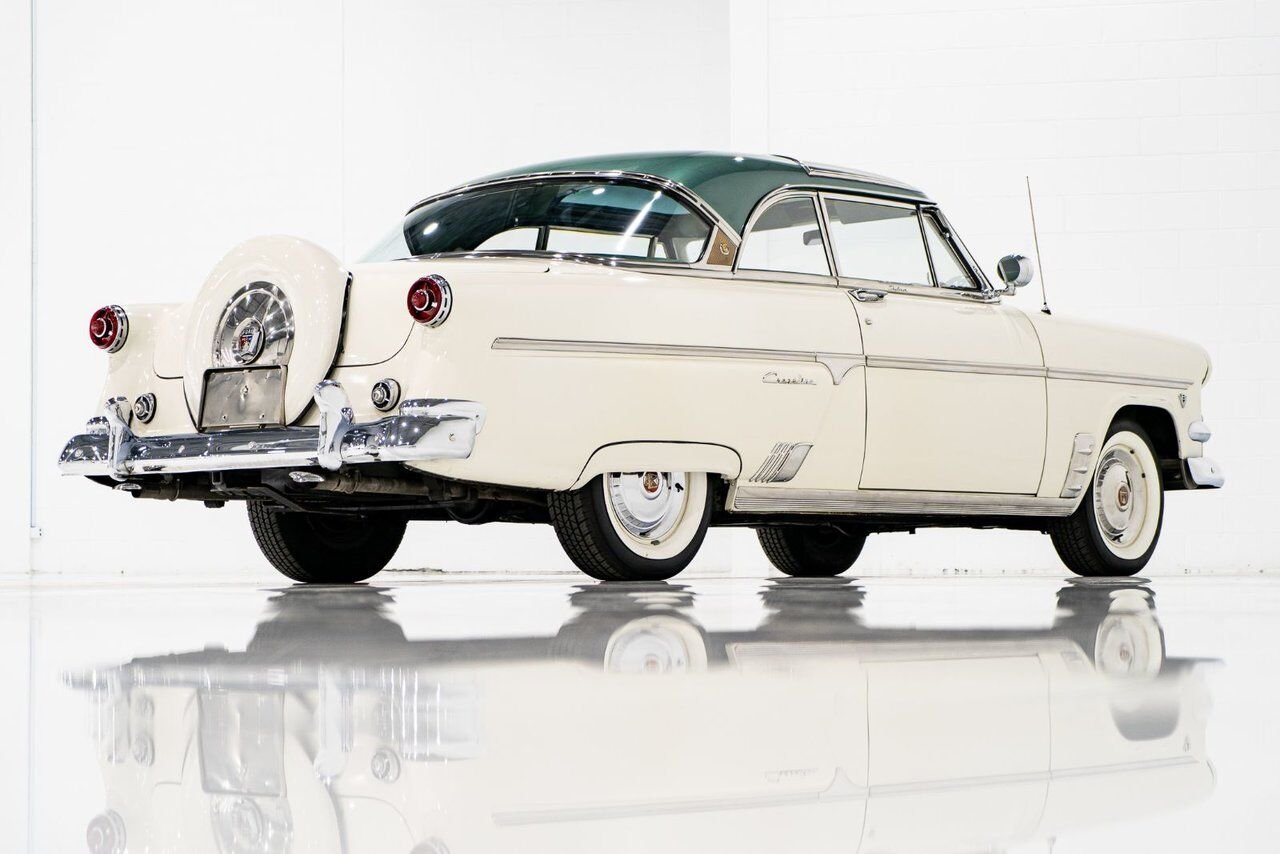 1954 Ford Crestline Skyliner rare glass top long term ownership White Montreal - photo #32