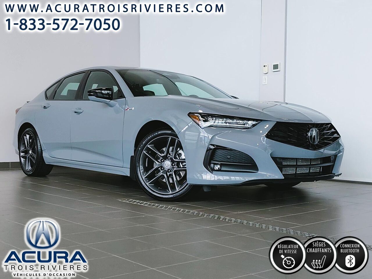 Gray 2025 Acura TLX Sedan All-Wheel Drive Automatic