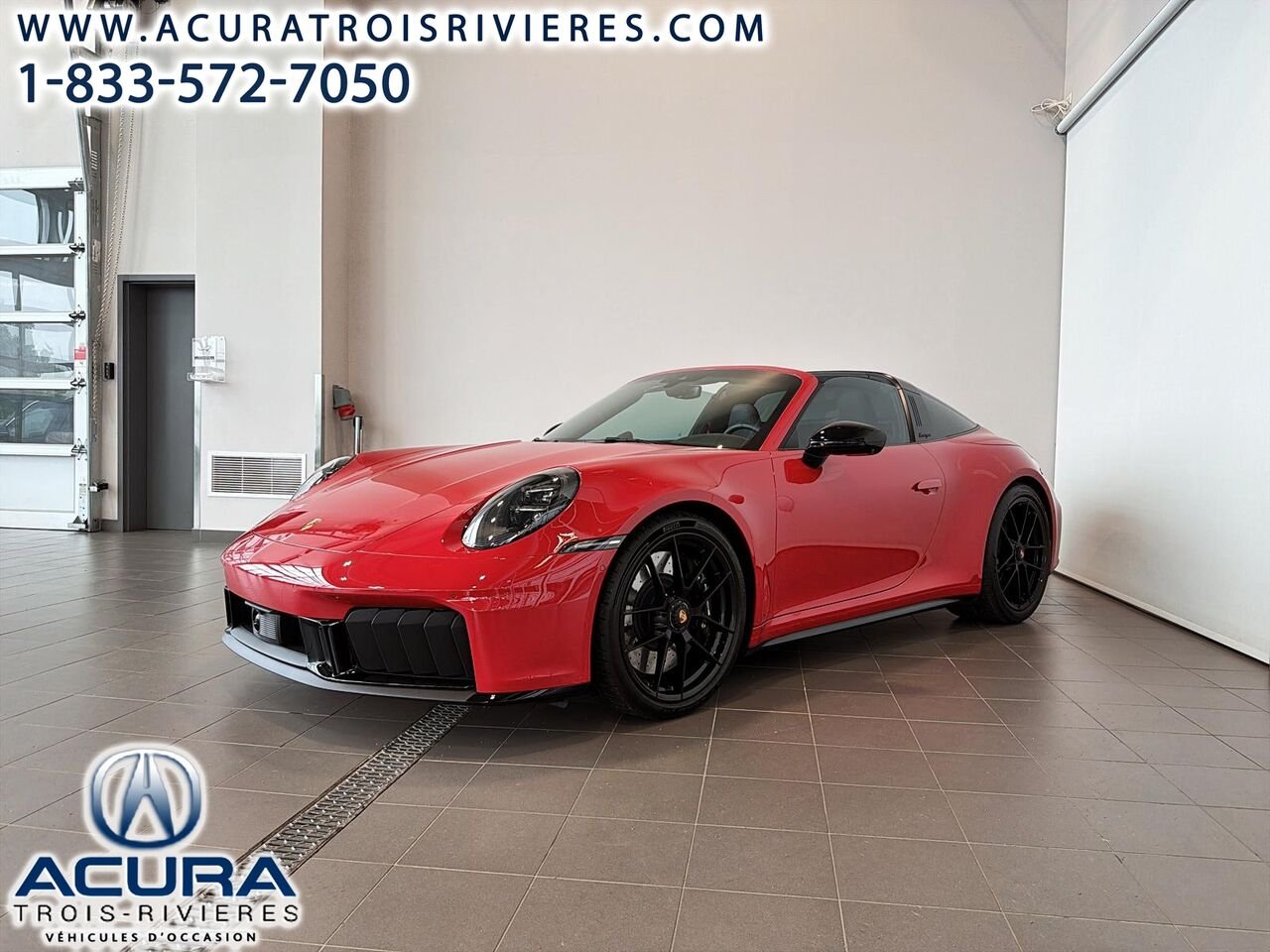 Porsche 911 TARGA 4 GTS T-HYBRID 2026 Rouge Trois-Rivières - photo #11