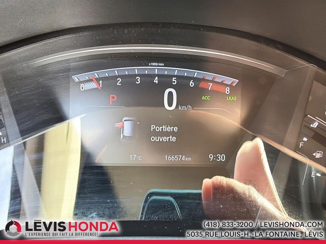 Honda CR-V Touring AWD Touring Traction Intégrale 2018 Blanc Lévis - photo #19
