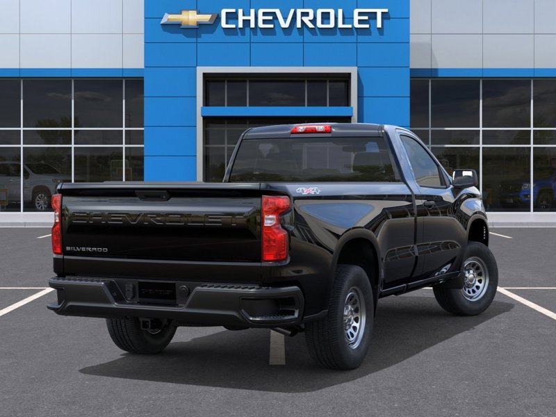 CHEVROLET Silverado 1500 WT cabine classique 4RM 140 po 2026 NOIR