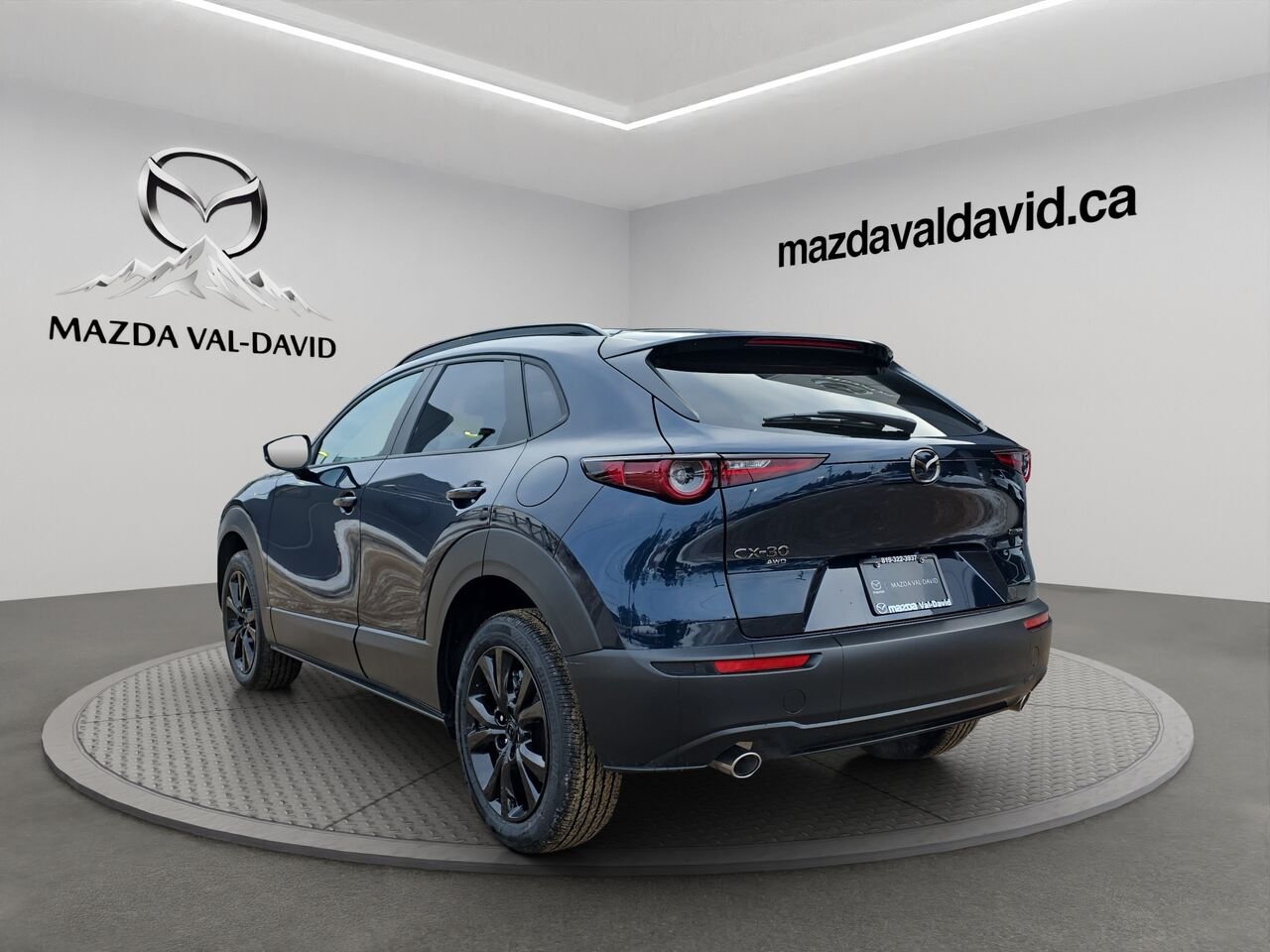 Mazda CX-30 Gs, awd, sièges, volant et rétroviseurs chauffants 2026 Bleu cristal foncé mica Val-David - photo #15