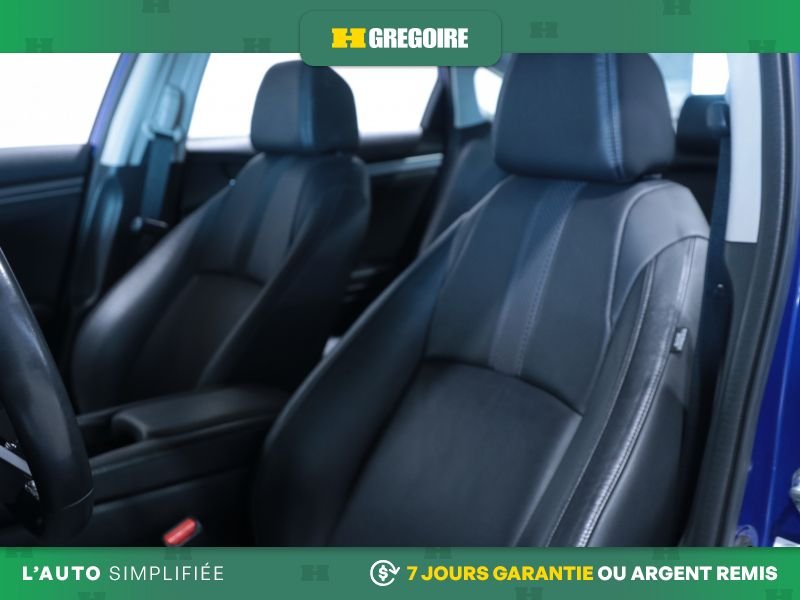 Honda Civic 820892 | TOURING AUTO A/ C CUIR TOIT GR ELECT MAGS CAM RECU 2019 Bleu Laval - photo #15