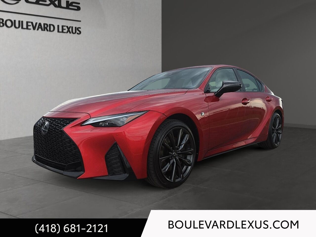 Red 2024 Lexus IS Sedan All-Wheel Drive Automatic