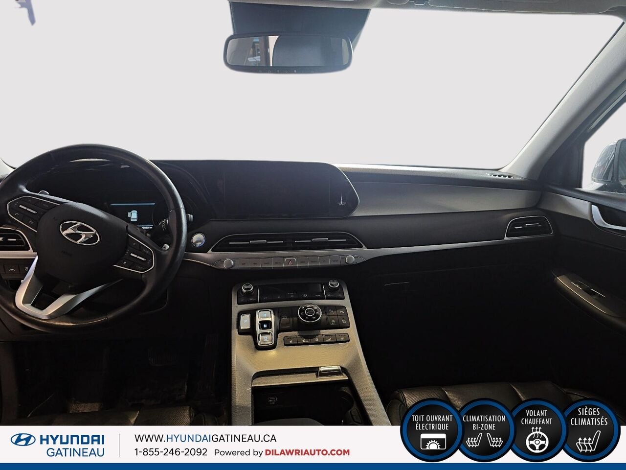 Hyundai Palisade Luxury 7 places TI*** cuir , toit ouvrat , navigation *** 2020 Gris Ottawa & Gatineau - photo #8