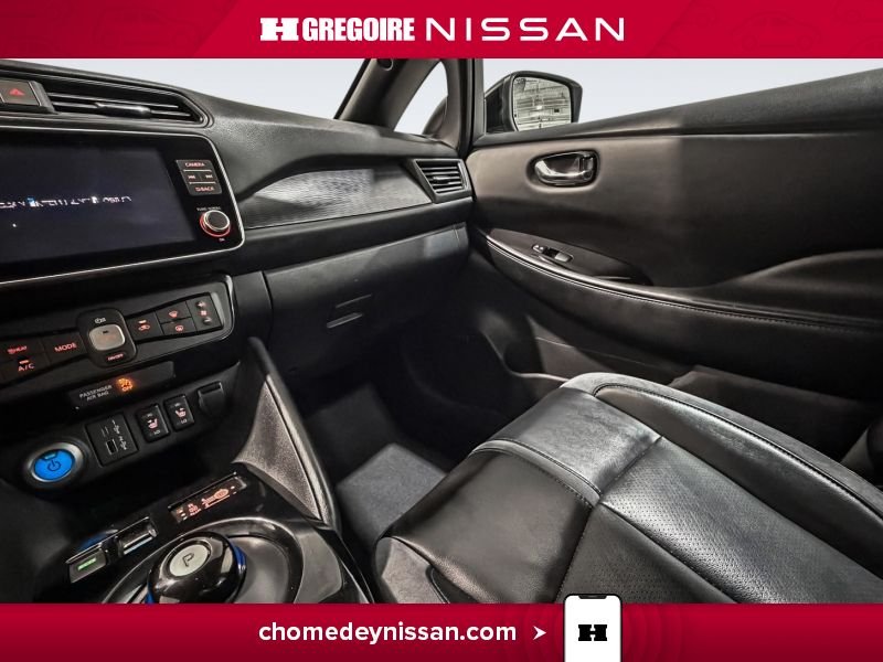 Nissan Leaf CL6917 | SL PLUS * Mag * Cuir * Volant Chauffant * 2023 Blanc Laval - photo #21