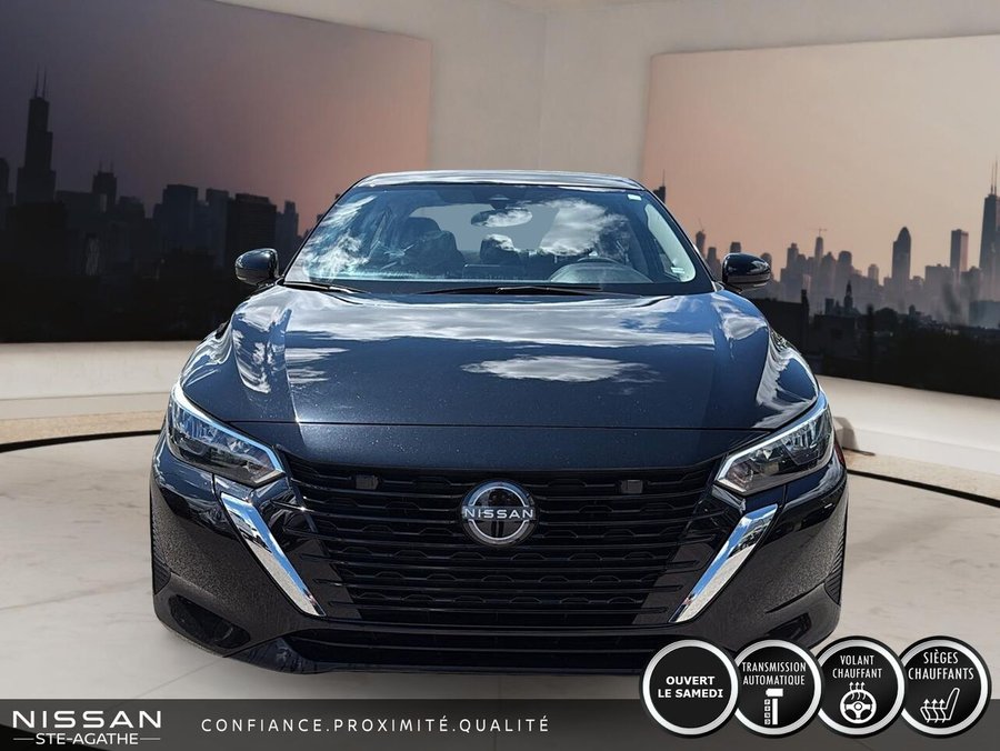 Nissan Sentra SV | CARPLAY | CAMÉRA DE RECUL | UN SEUL PROPRIÉTAIRE 2024 Noir