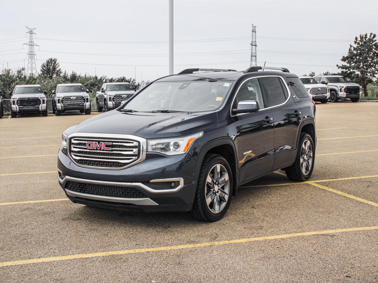 2018 GMC Acadia AWD 4dr SLT w/SLT-2 Blue Sherwood Park - photo #3