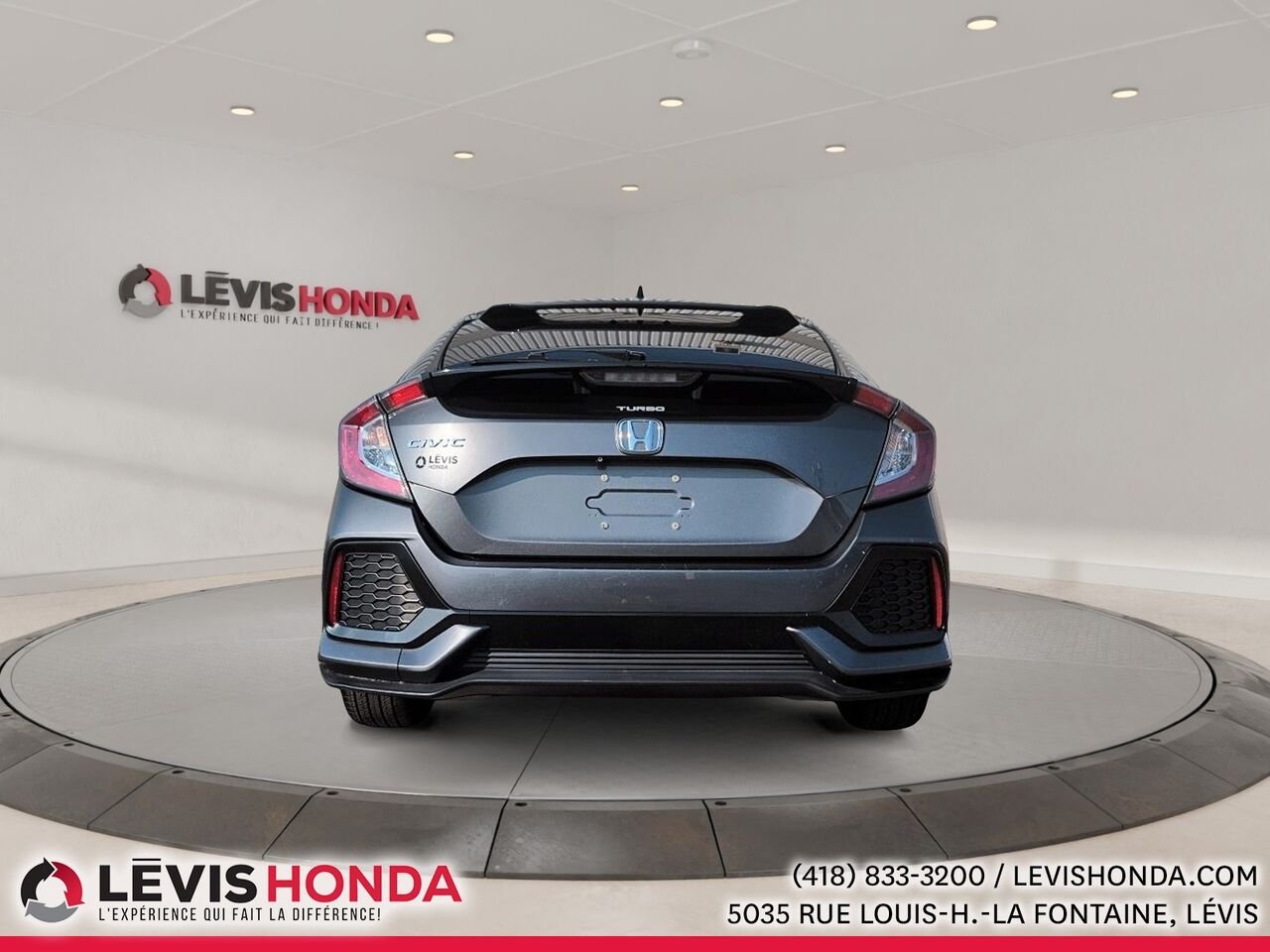 Honda Civic Hayon LX LX 5 portes BM 2017 Gris Lévis - photo #10