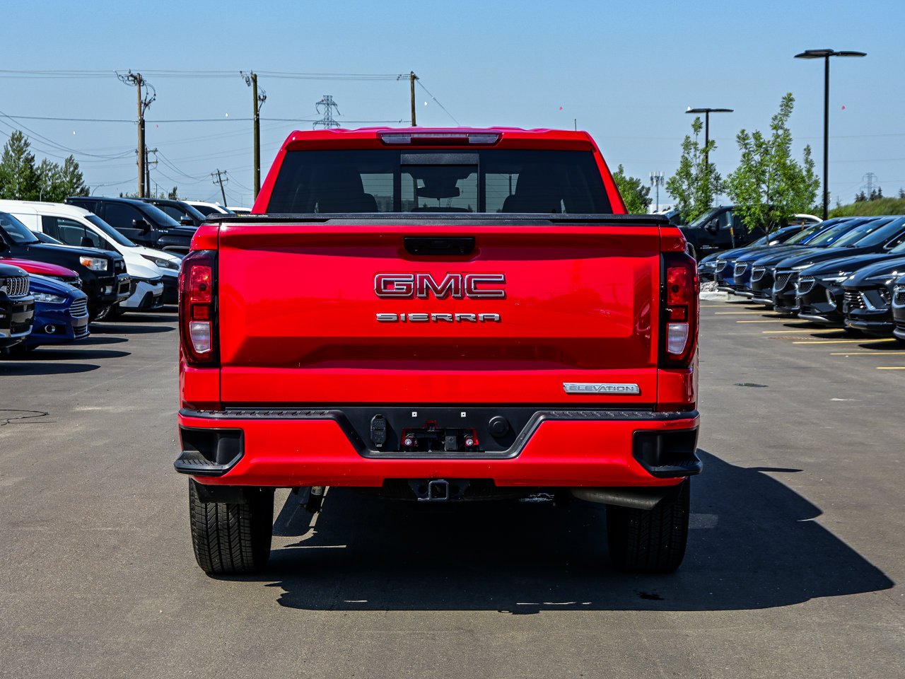 2025 GMC Sierra 1500 4WD Crew Cab 147 Elevation Red Sherwood Park - photo #11